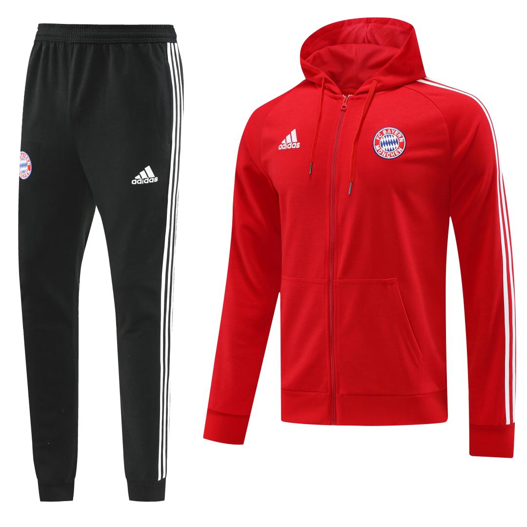 AAA Quality Bayern Munich 22/23 Hoodie Tracksuit - Red